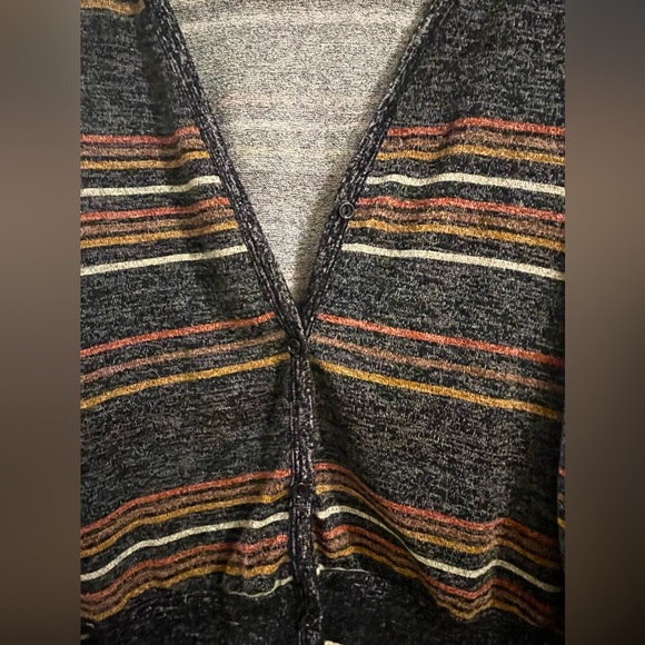 Humming Bird Striped Cardigan - Picture 4 of 7
